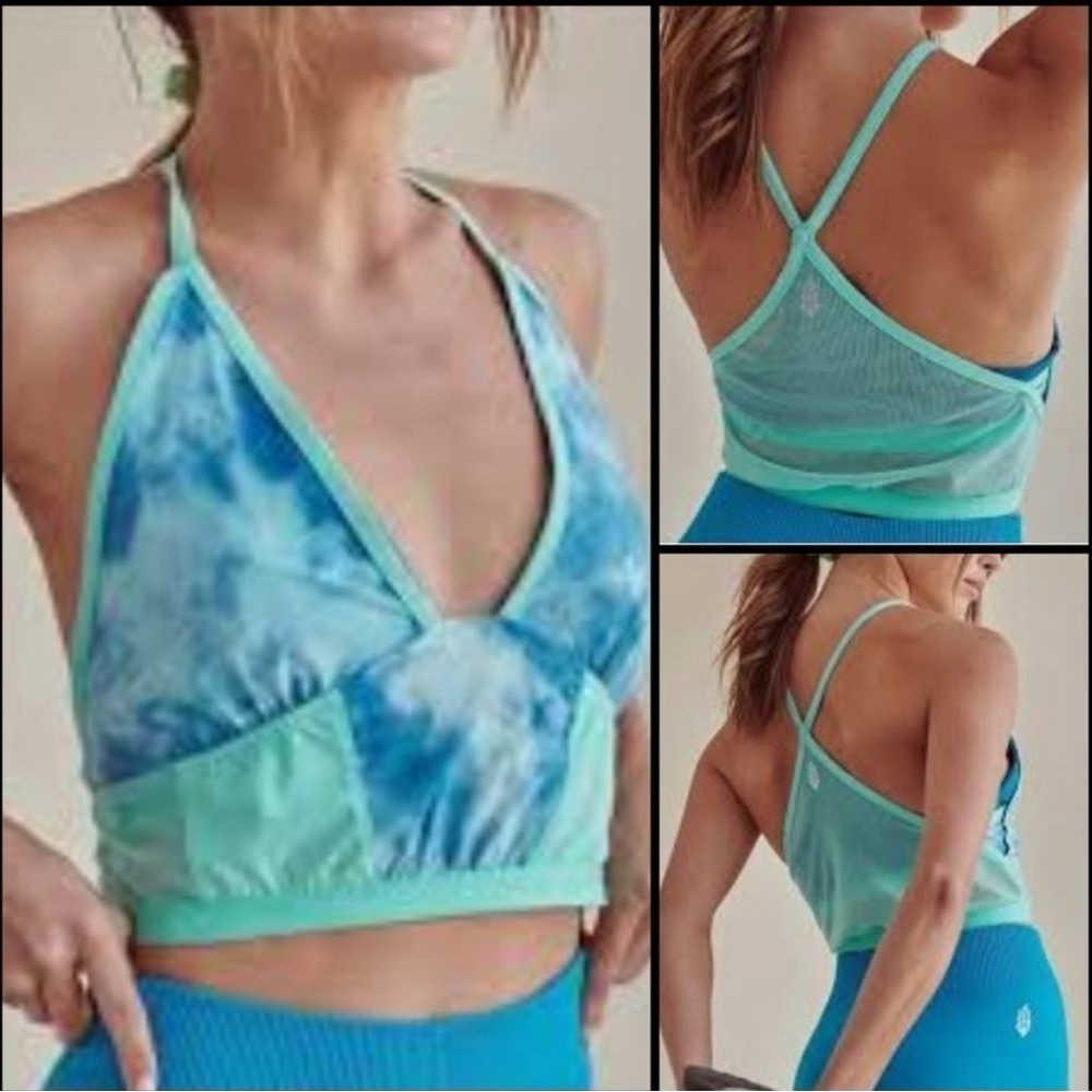 Free People Movement Endless Sunshine
Mesh Back V Strap Crop Size S - Picture 11 of 12
